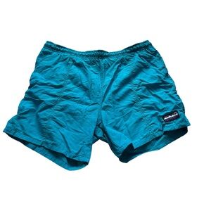 Vintage White Sierra Teal Swim Shorts